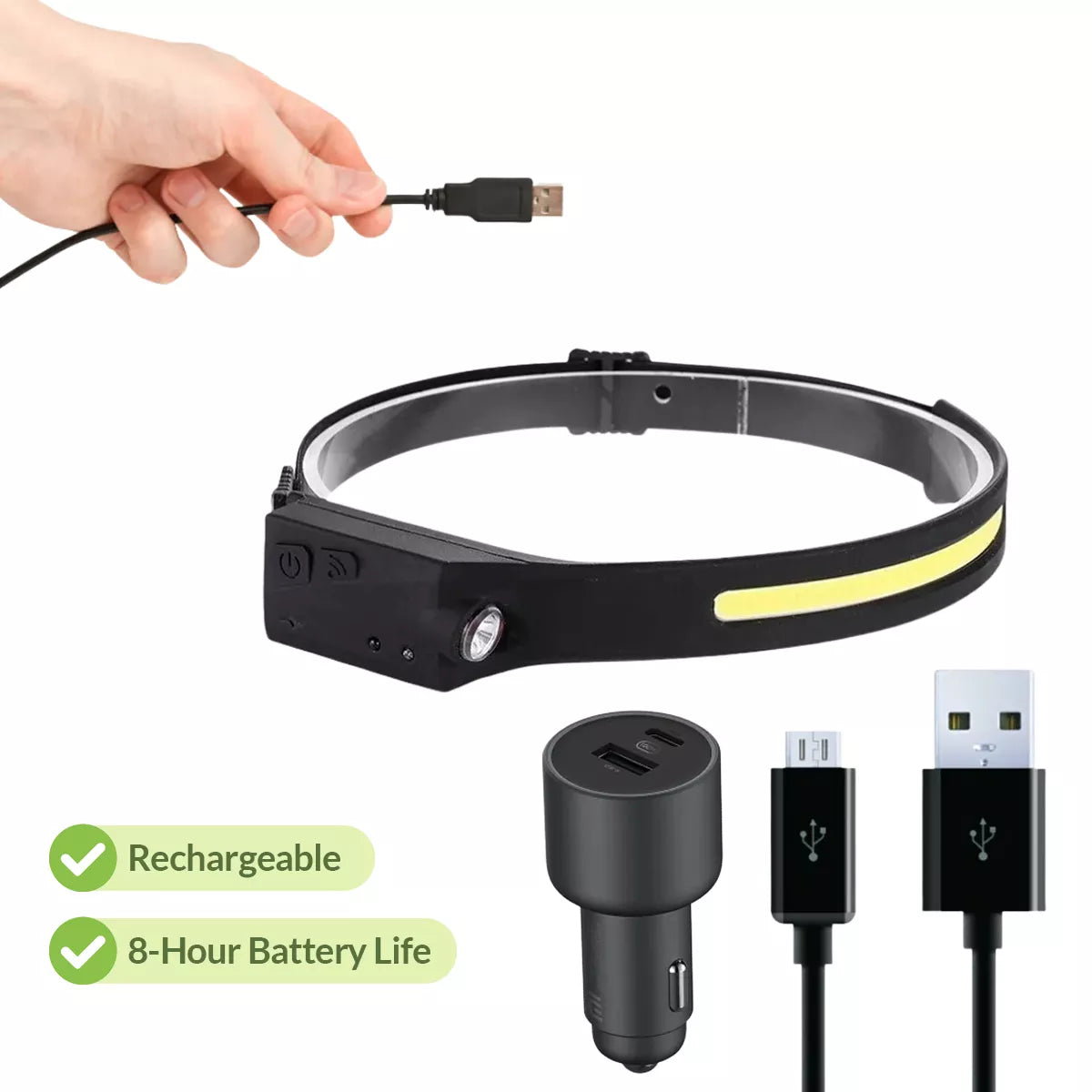 NightFocus 230° LED Headlamp