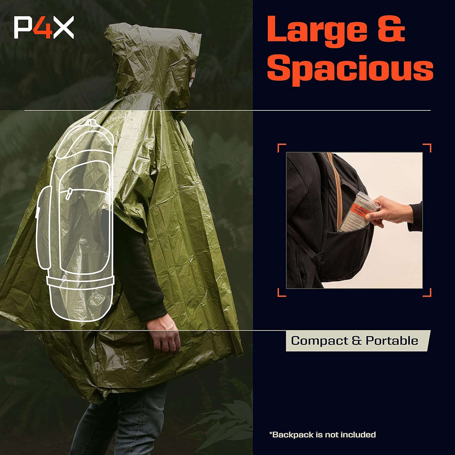 Emergency Rain Poncho – Ultimate Waterproof